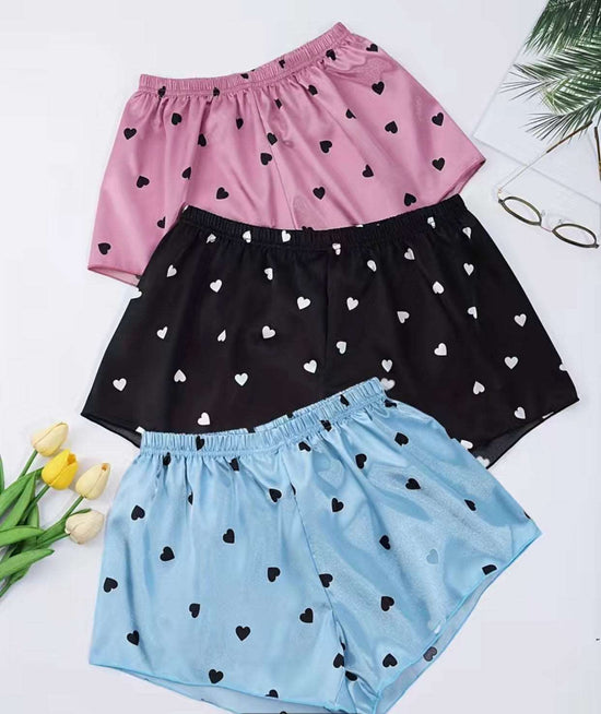 Heart Polka Dot PJ Shorts