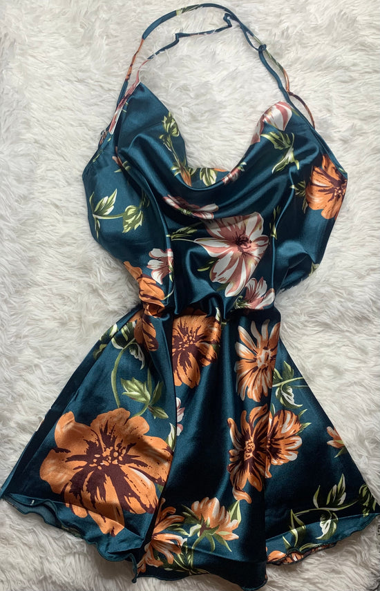 Floral Print Night Dress